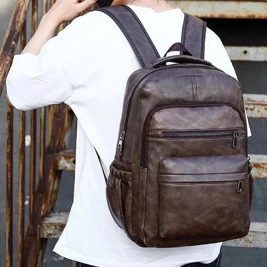 Sac à Dos Vintage Connecté Usb | Port Usb et Style Rétro
