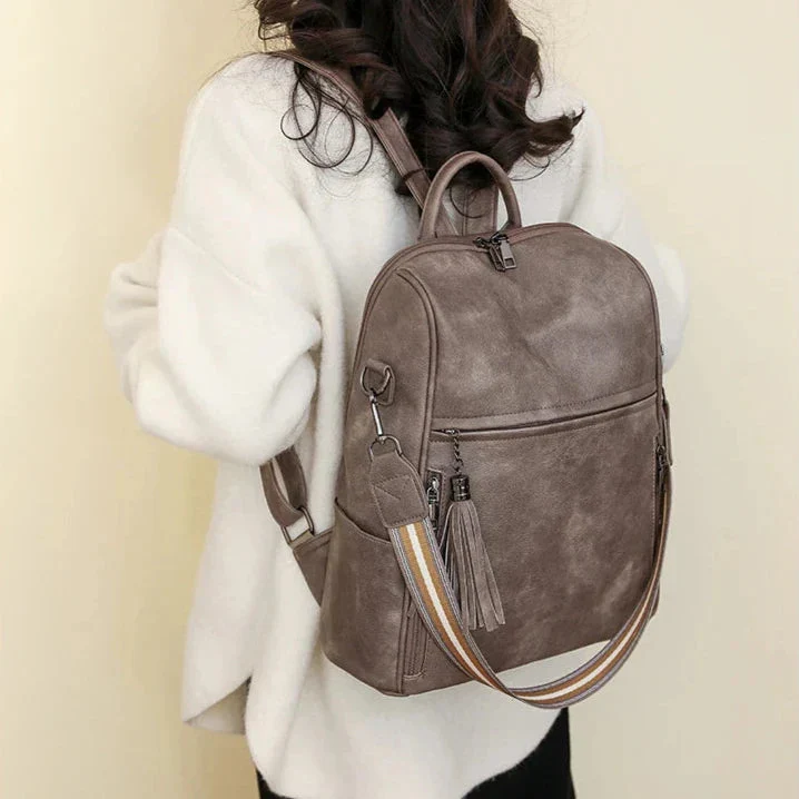 Sac à Dos Ville Femme Tendance | Bandoulière Amovible Pratique
