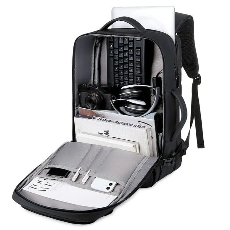 Sac à Dos Usb Extensible 17 Pouces | Compartiment Ordinateur Sécurisé