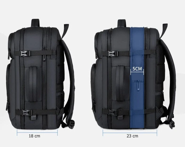 Sac à Dos Usb Extensible 17 Pouces | Compartiment Ordinateur Sécurisé