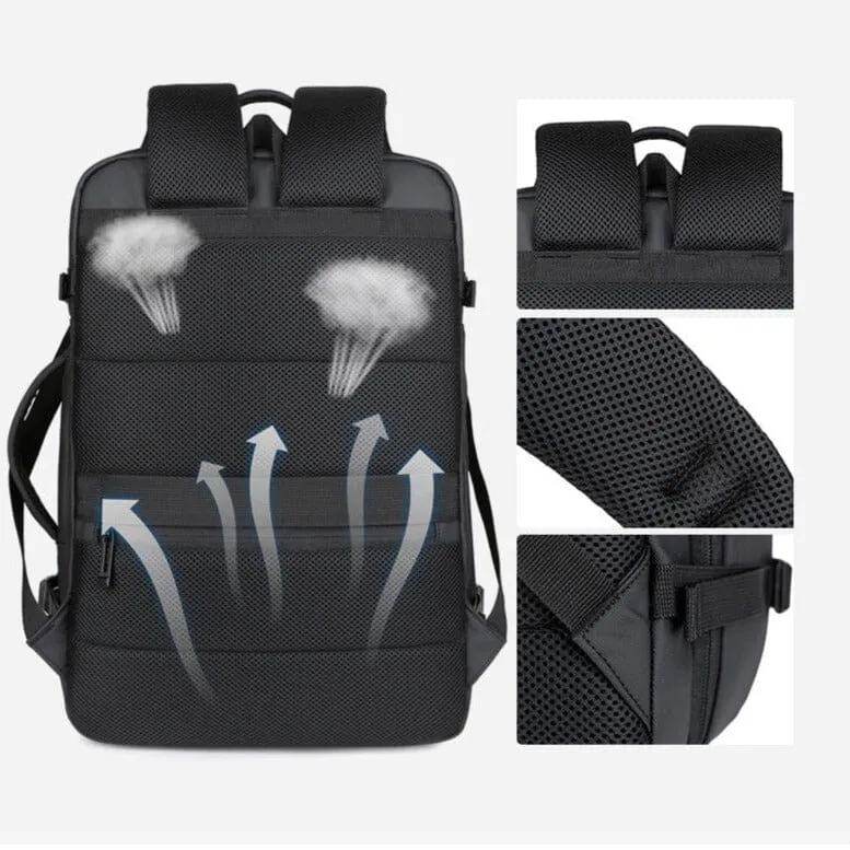 Sac à Dos Usb Extensible 17 Pouces | Compartiment Ordinateur Sécurisé