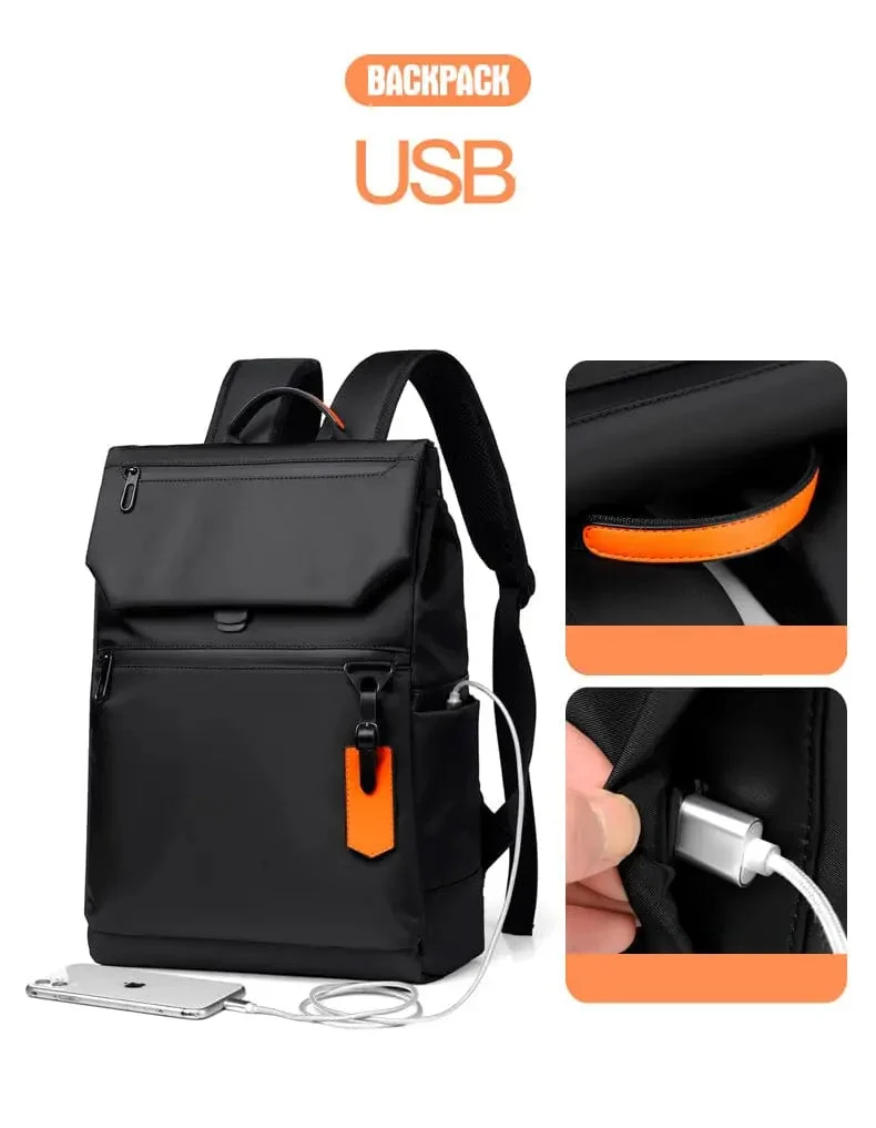 Sac à Dos Urbain Imperméable | Tissu Résistant Intempéries