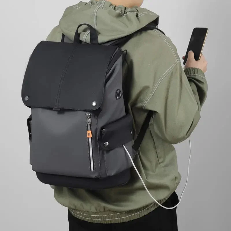 Sac à Dos Urbain Imperméable | Port Usb et Poches Multiples