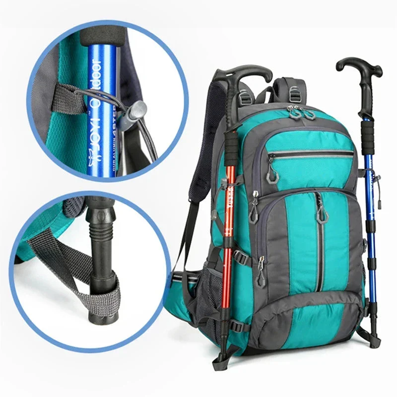 Sac à Dos Trekking 50l | Nylon Imperméable et Ergonomique