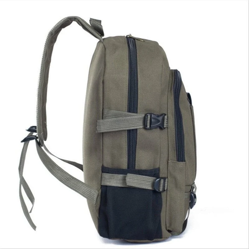 Sac à Dos Toile Canvas | Bretelles Ajustables et Spacieuses