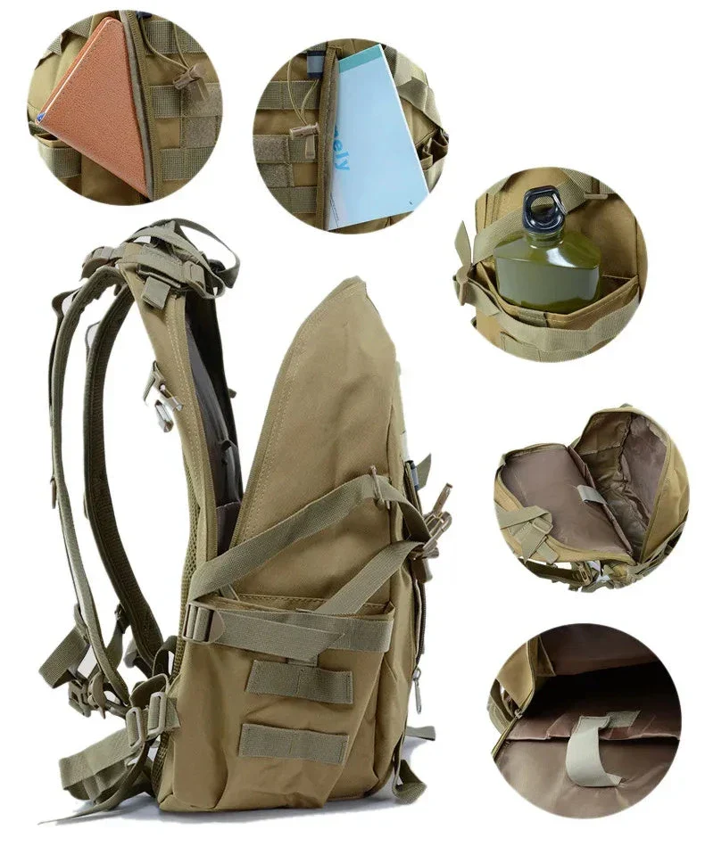 Sac à Dos Tactique Urbain | Nylon Robuste 40l