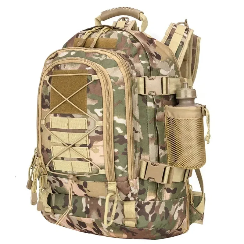 Sac à Dos Tactique 60l | Nylon 1000d Résistant