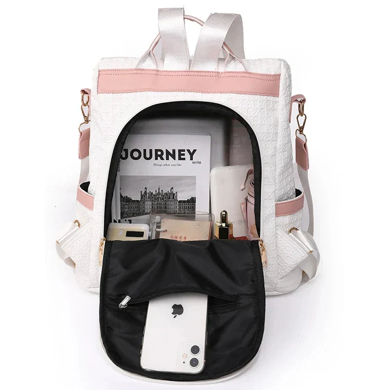 Sac à Dos Sécurisé Femme | Fermeture Antivol Dorsale