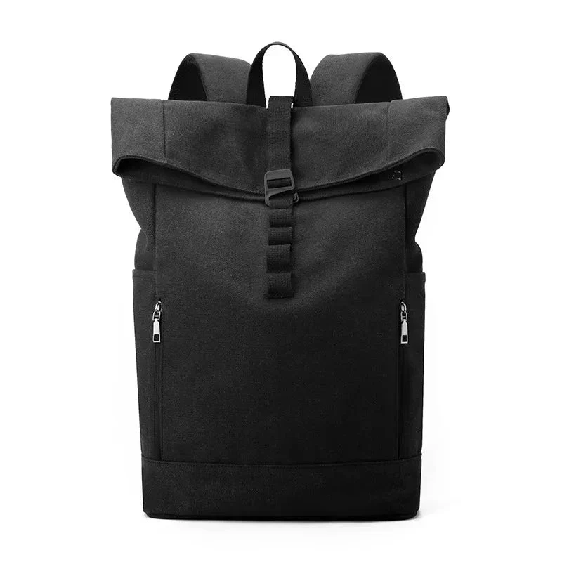 Sac à Dos Roll Top Toile | Compartiment Ajustable Sécurisé
