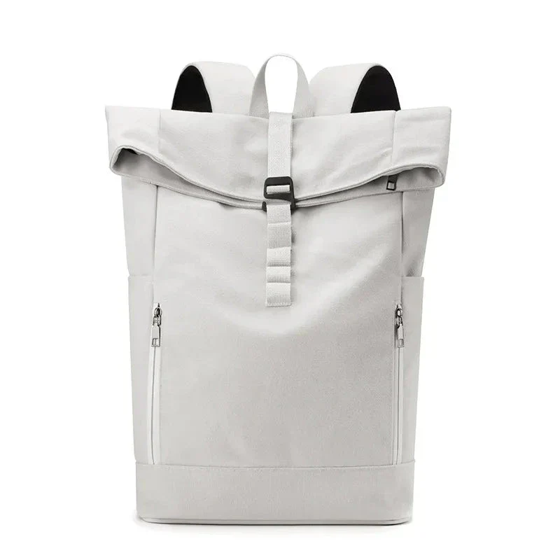 Sac à Dos Roll Top Toile | Compartiment Ajustable Sécurisé
