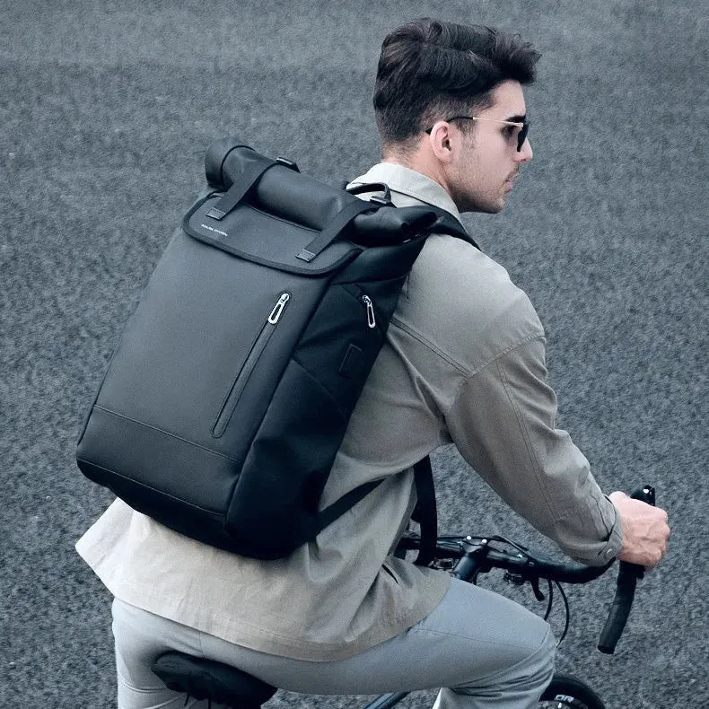 Sac à Dos Roll Top Homme | Compartiment Antivol Imperméable