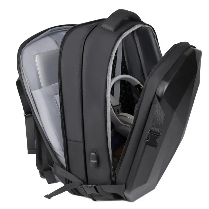 Sac à Dos Rigide Sécurisé | Coque Anti-Choc et Serrure Code