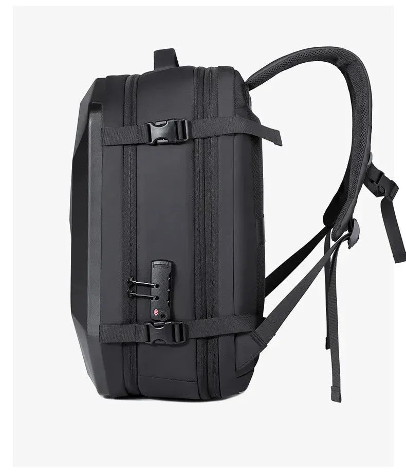 Sac à Dos Rigide Sécurisé | Coque Anti-Choc et Serrure Code