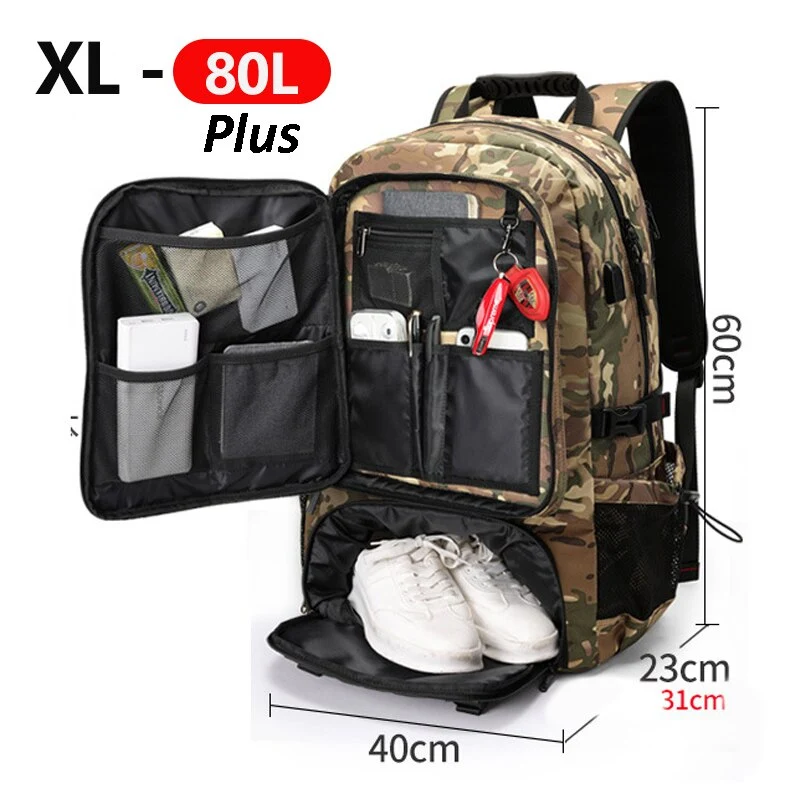 Sac à Dos Randonnée Spacieux | Polyester Résistant à l'eau