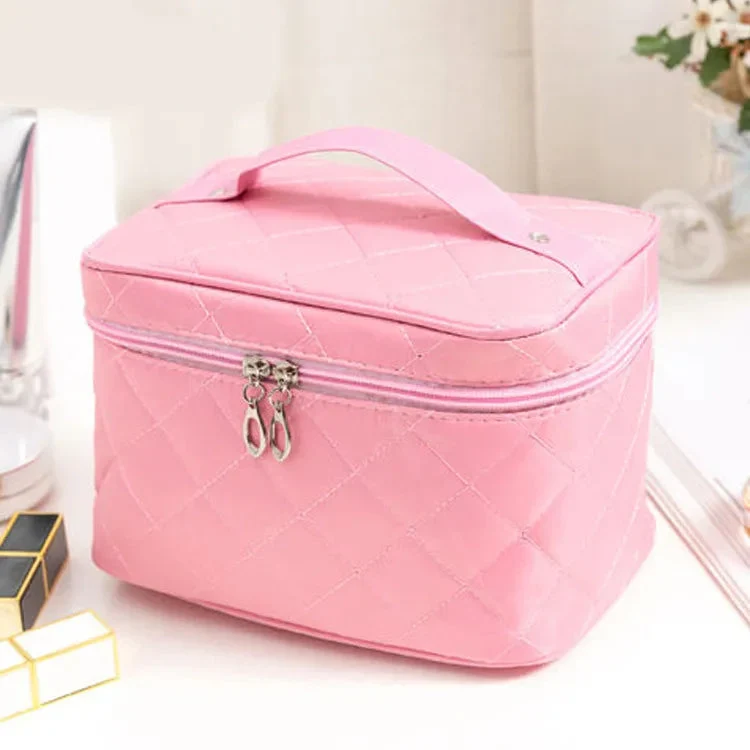 Trousse de Toilette Voyage Femme | Grand Compartiment Matelassé