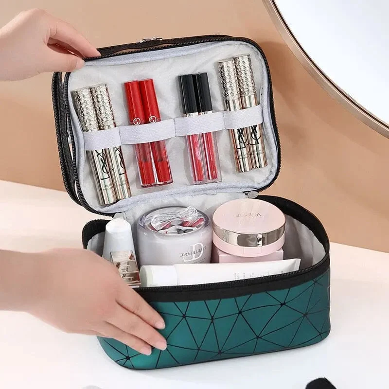 Trousse de Toilette Voyage Femme | Deux Compartiments Pratiques