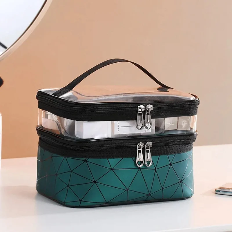 Trousse de Toilette Voyage Femme | Deux Compartiments Pratiques