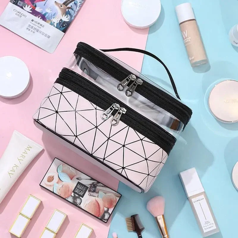 Trousse de Toilette Voyage Femme | Deux Compartiments Pratiques