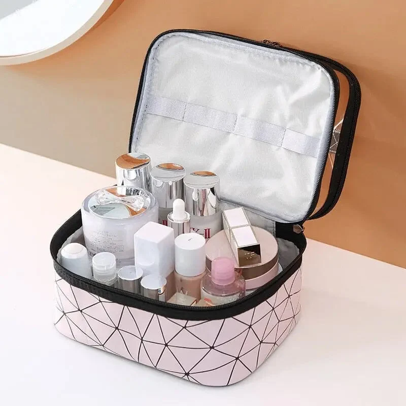 Trousse de Toilette Voyage Femme | Deux Compartiments Pratiques