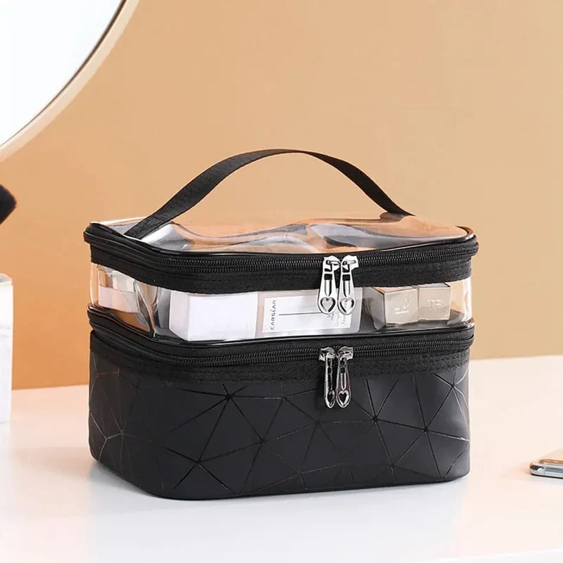 Trousse de Toilette Voyage Femme | Deux Compartiments Pratiques