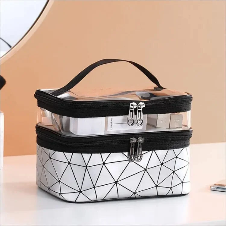 Trousse de Toilette Voyage Femme | Deux Compartiments Pratiques