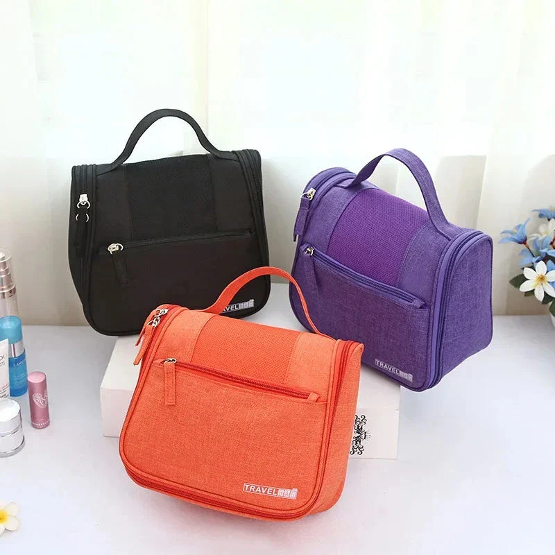 Trousse de Toilette Voyage Femme | Crochet Intégré Suspendable