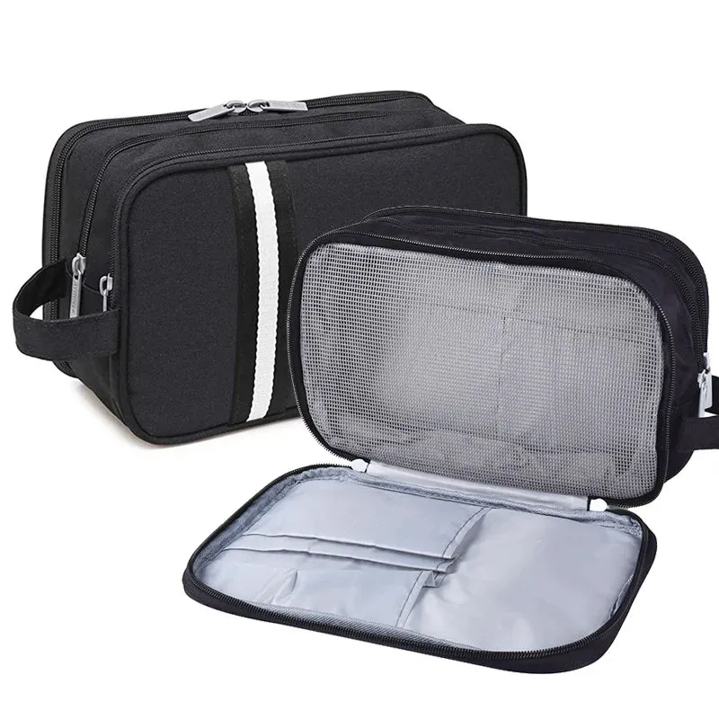 Trousse de Toilette Voyage Compartiments | Nylon Résistant et Pratique