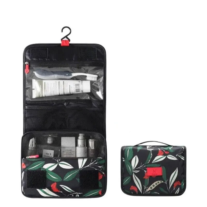 Trousse de Toilette Suspendue | Motif Floral Waterproof