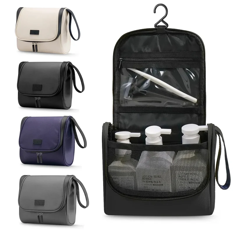 Trousse de Toilette Suspendue | Crochet Robuste Polyester