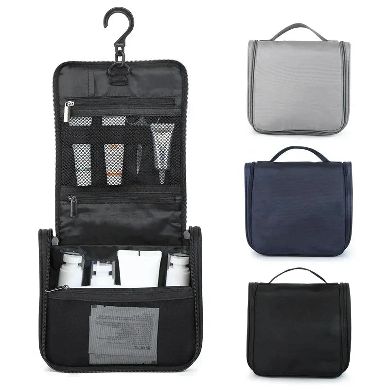 Trousse de Toilette Suspendue | Crochet et Compartiments Pratiques