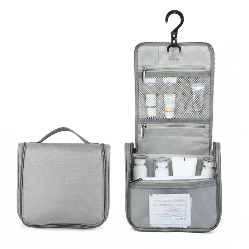 Trousse de Toilette Suspendue | Crochet et Compartiments Pratiques