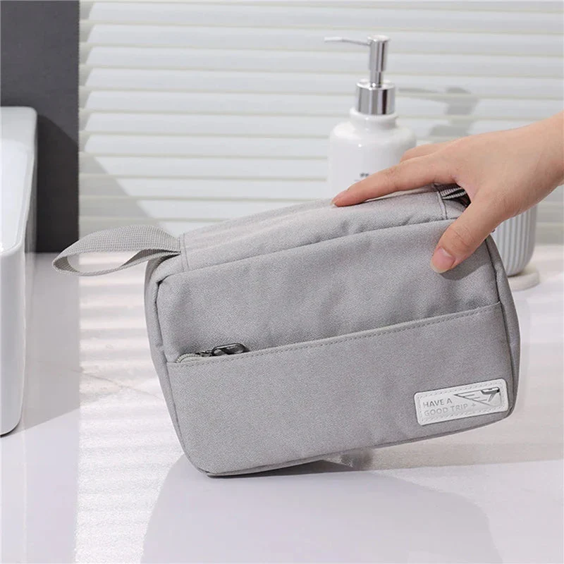 Trousse de Toilette Suspendue Voyage | Pliable avec Crochet Pratique
