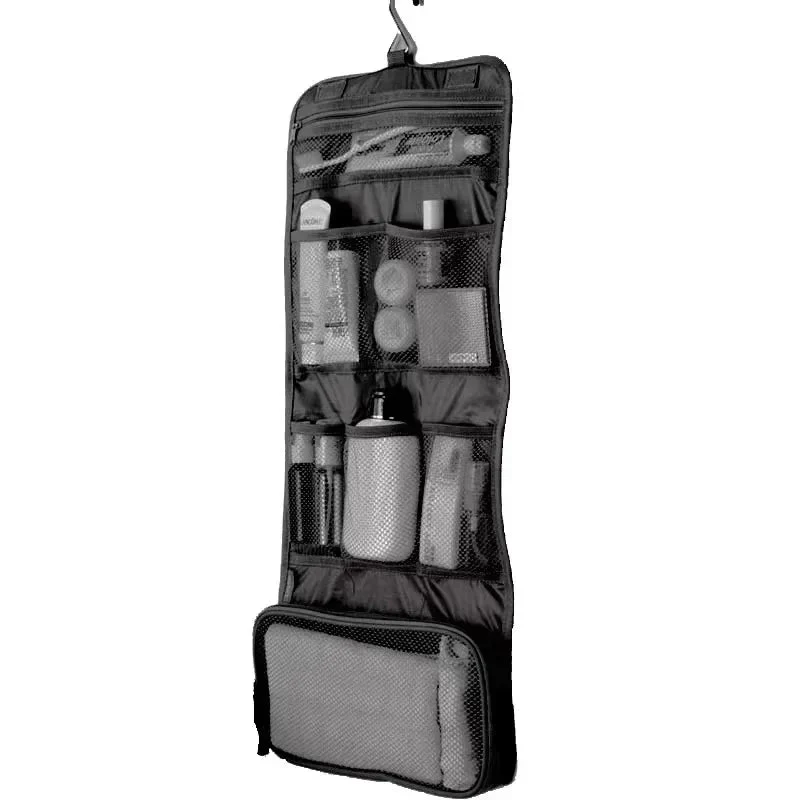 Trousse de Toilette Suspendue Dépliante | Compartiments Multiples Tissu Oxford