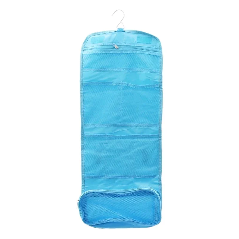 Trousse de Toilette Suspendue Dépliante | Compartiments Multiples Tissu Oxford