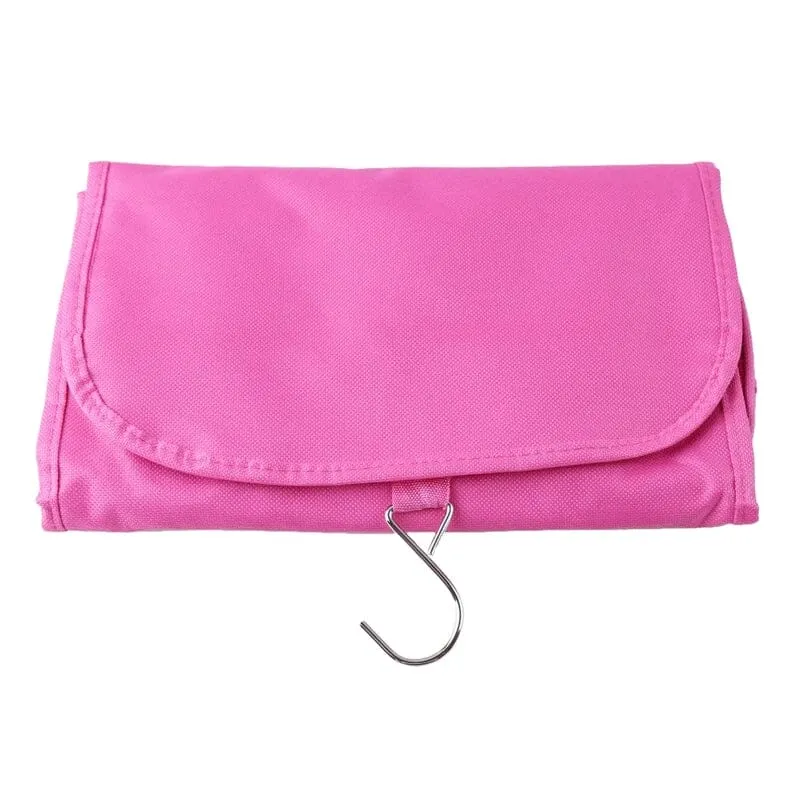 Trousse de Toilette Suspendue Dépliante | Compartiments Multiples Tissu Oxford