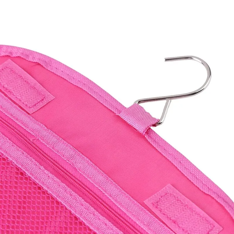 Trousse de Toilette Suspendue Dépliante | Compartiments Multiples Tissu Oxford