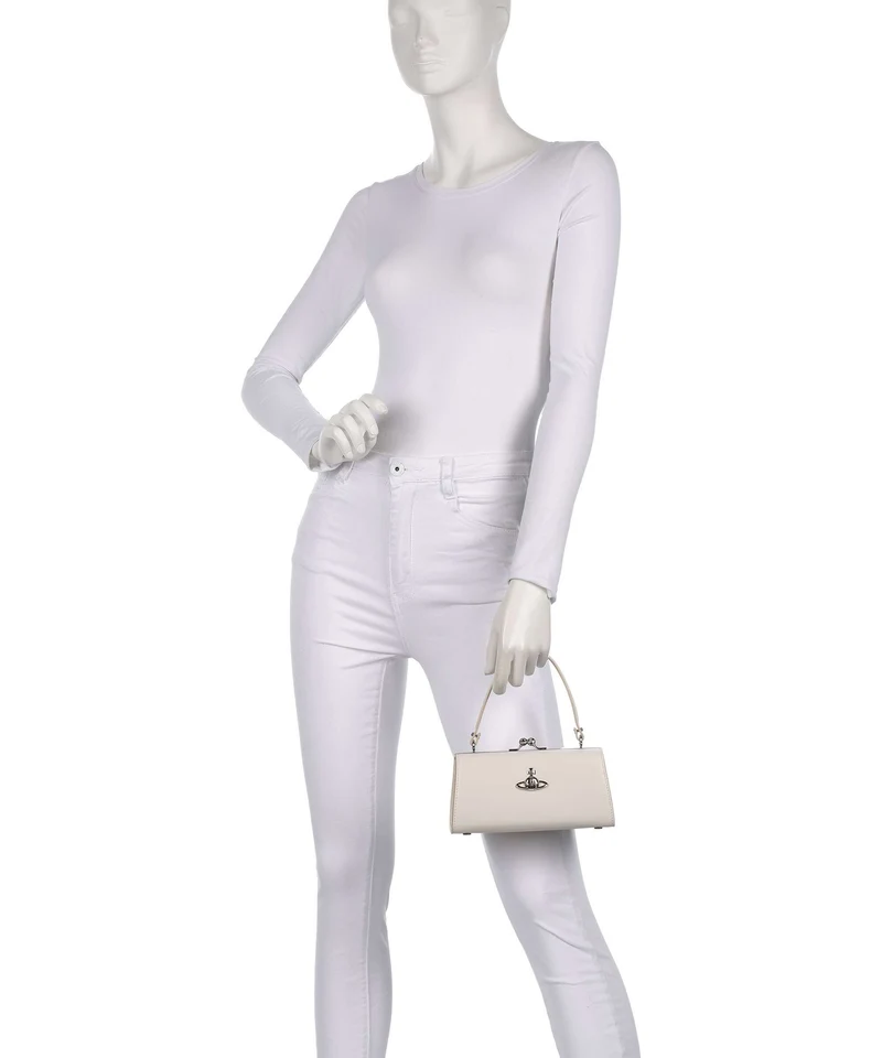 Vivienne Westwood Doll Frame Smooth XL Sac à main white