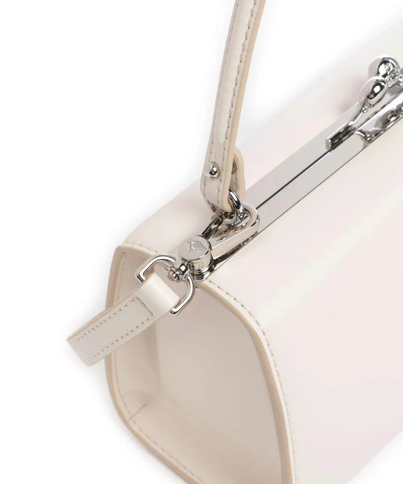 Vivienne Westwood Doll Frame Smooth XL Sac à main white