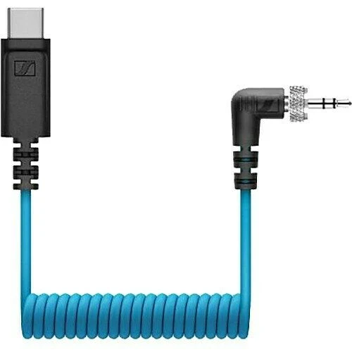 Câble spiralé TRS 3,5mm vers USB-C