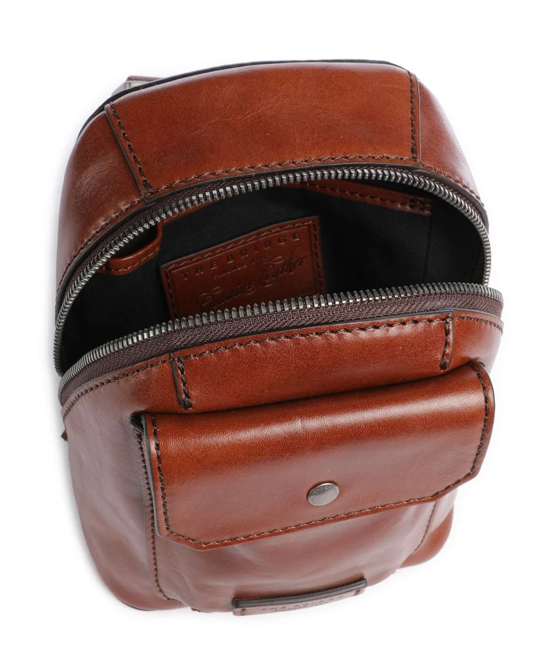 The Bridge Mattia Sac sling marrone