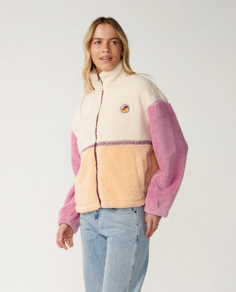 Surf Revival Heritage Zip Through Polar Fleece