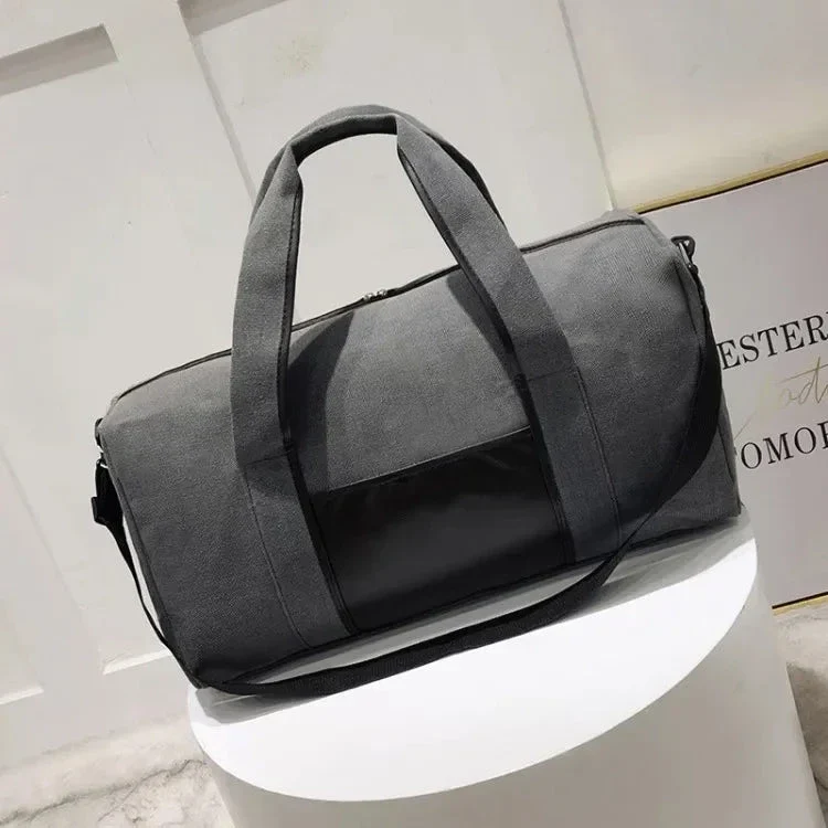 Sac Polochon Toile Vintage | Grande Capacité Polyvalente