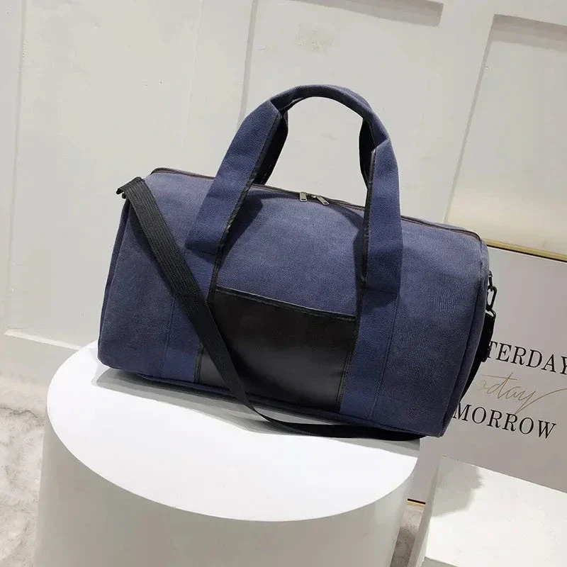 Sac Polochon Toile Vintage | Grande Capacité Polyvalente
