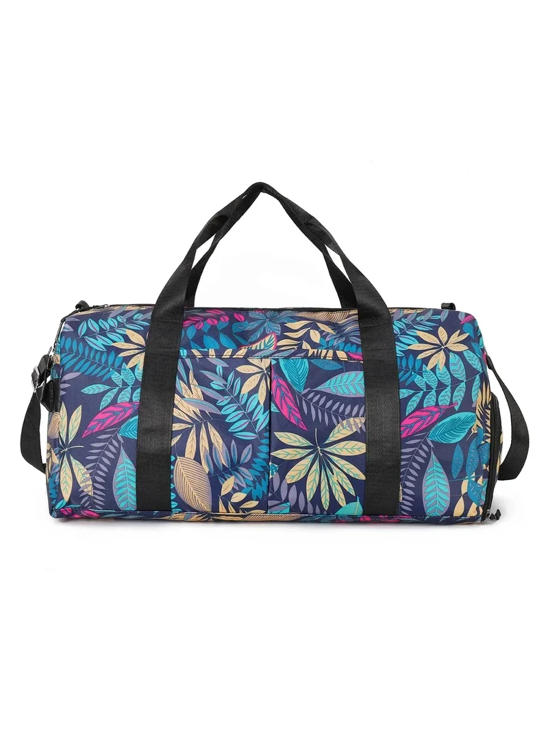 Sac Polochon Femme Fleuri | Grande Capacité Voyage