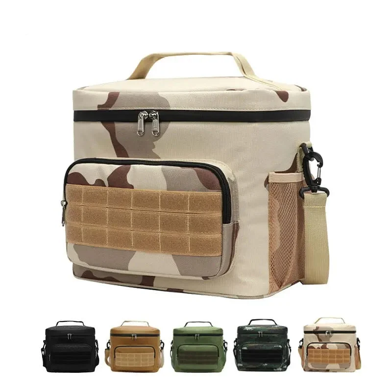 Sac Isotherme Militaire Repas | Nylon Randonnée Bandoulière