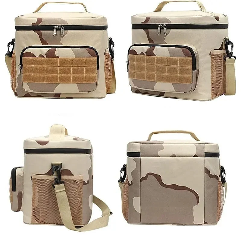 Sac Isotherme Militaire Repas | Nylon Randonnée Bandoulière