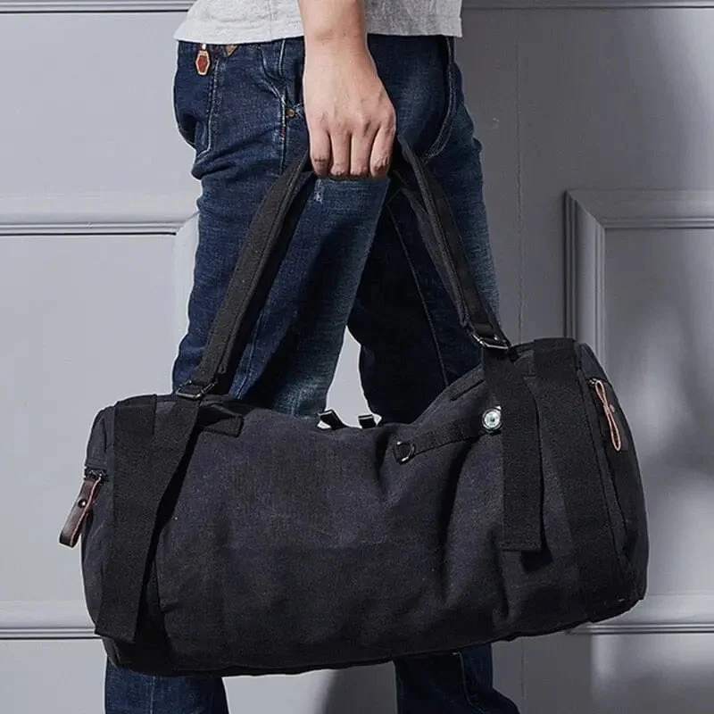 Sac de Voyage Vintage | Canvas Résistant Multi-Compartiments