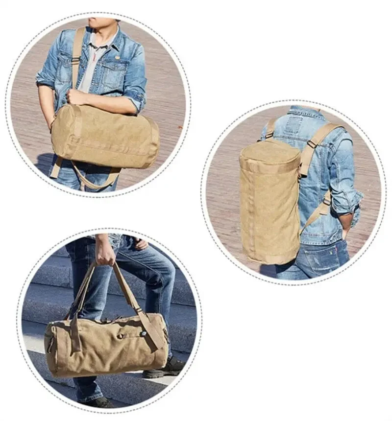 Sac de Voyage Vintage | Canvas Résistant Multi-Compartiments