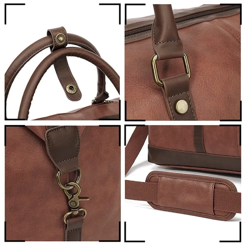 Sac de Voyage Vintage Homme | Grand Format Polyvalent