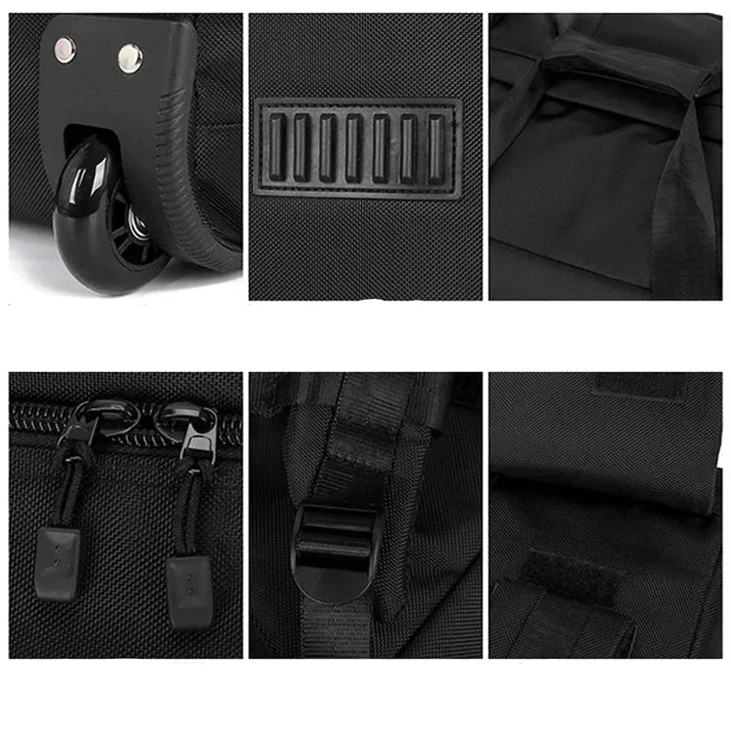 Sac de Voyage Roulettes Convertible | Tissu Résistant Pliable